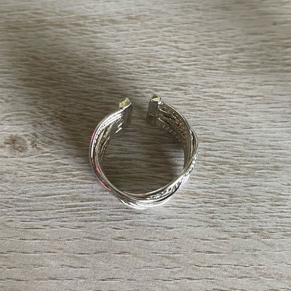 • Woven Sterling 925 Ring • - Picture 3 of 10